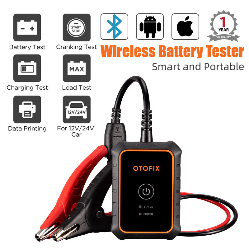 Function display of OTOFIX BT1 Lite Battery Tester