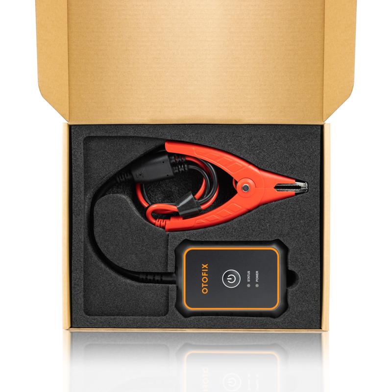 The contents of the OTOFIX BT1 Lite Battery Tester package