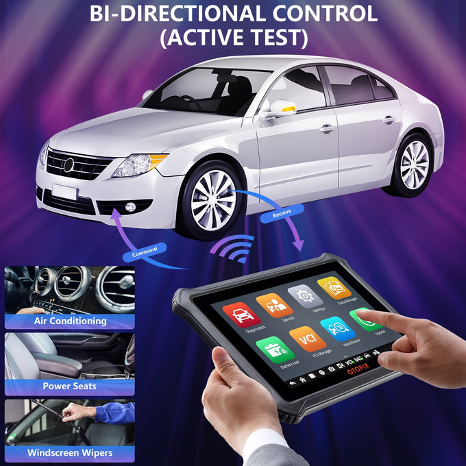 Using OTOFIX D1 Diagnostic Tablet Automotive Scanner BI-directional control(active test)